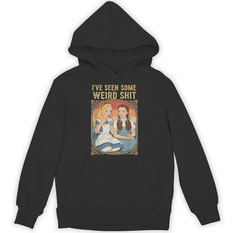 I’Ve Seen Some Weird Shit Dark Humor Weird Surreal Vintage Hoodie - Thegiftio UK