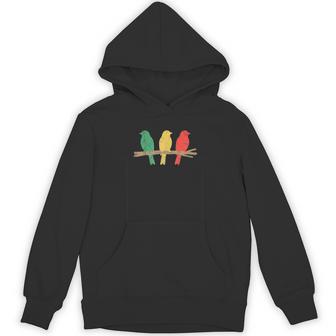 Jamaica Reggae Birds Rasta Colors Nature Souvenir Hoodie - Monsterry