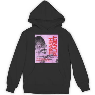 Japanese Retro Vintage Y2k Streetwear Raccoon Graphic Hoodie - Thegiftio UK