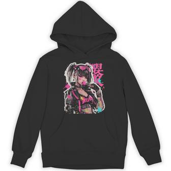 Japanese Streetwear Cyberpunk Y2k Techwear Retro Manga Anime Hoodie - Thegiftio