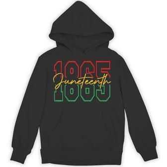 Junenth 2025 Celebrate Black Freedom 1865 History Month Hoodie - Thegiftio UK