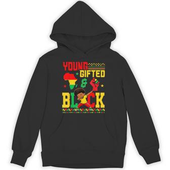 Junenth Younged Dabbing African Black Boy Kids Youth Hoodie - Thegiftio UK