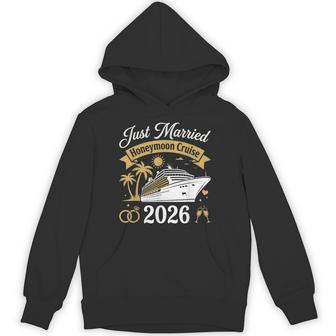Just Married Honeymoon Cruise 2026 Hoodie - Thegiftio UK