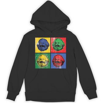 Karl Marx ビンテージレトロポップアート 社会主義政治 パーカー - Kawaiitshirt