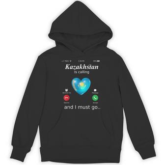 Kazakhstan Ruft Und Ich Muss Gehen カザフスタン国旗tシャツ パーカー - Kawaiitshirt