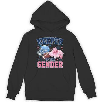Keeper Of The Gender Touchdown Or Tutus Gender Reveal Party Hoodie - Thegiftio UK