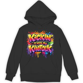Kickin It With My Kinfolk Family Reunion 2026 Hoodie | Mazezy