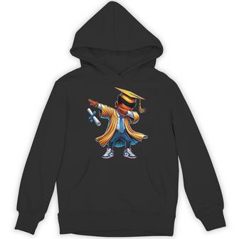 Kids Boys Grad Dabbing Graduation Class Of 2026 Hoodie - Thegiftio UK