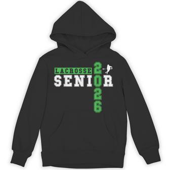 Lacrosse Senior Night Lacrosse Senior 2026 Graduation 33 Hoodie - Thegiftio UK