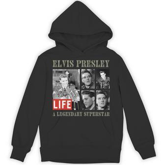 Life Picture Collection エルヴィス プレスリー（1） 長袖tシャツ パーカー - Kawaiitshirt