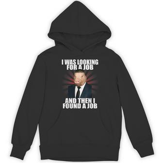 I Was Looking For A Job John Pork Fade Haircut Meme Hoodie - Thegiftio UK