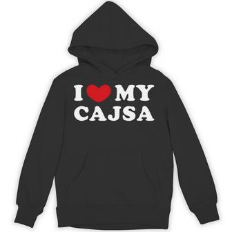 I Love My Cajsa アイ・ラブ・マイ・カジサ 長袖tシャツ パーカー - Kawaiitshirt