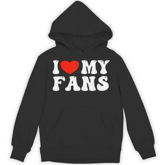 I Love My Fans パーカー - Kawaiitshirt