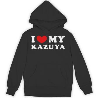 I Love My Kazuya 私はカズヤを愛しています パーカー - Kawaiitshirt