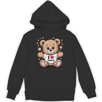 I Love Tsurumi Teddy Bear 鶴見テディベアが大好き パーカー - Kawaiitshirt