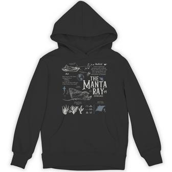Manta Ray Biology Facts Marine Biology Sea Animal Anatomy Hoodie - Monsterry