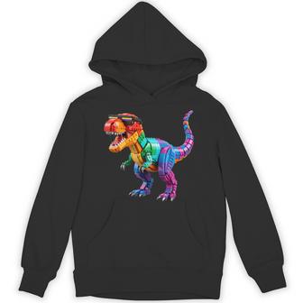 Master Builder Boys Kids Building Bricks Toys Dinosaur T-Rex Hoodie | Seseable UK