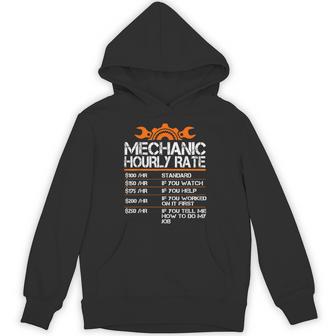 Mechanic Hourly Rate Mechanics Labor Rates Dad Hoodie | Seseable UK