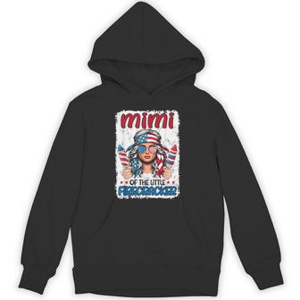 Mimi Of The Little Firecracker Patriotic 4Th July Grandkid Hoodie - Thegiftio UK