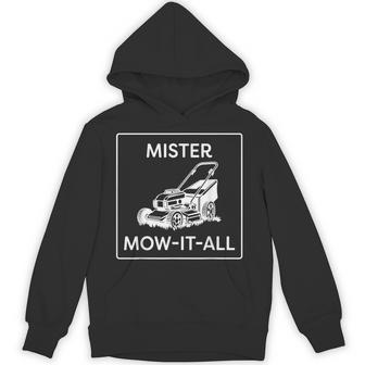 Mister Mow-It-All Lawnmower Gardening Hoodie - Thegiftio UK