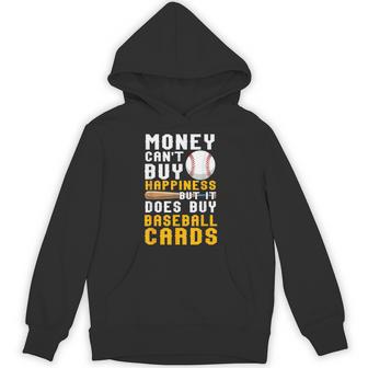 Money Can Buy 野球カード 面白い野球愛好家ファン パーカー - Kawaiitshirt