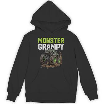 Monster Grampy Truck Father's Day Mud Riding Hoodie - Thegiftio UK