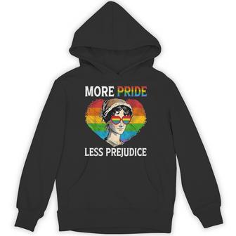 More Pride Less Prejudice Pride Month Lgbtq ゲイ レズビアン パーカー - Kawaiitshirt