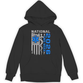 National Ems Week 2026 Emergency Medical Services Hoodie - Thegiftio UK