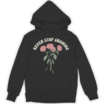 Nevertop Growing Roses パーカー - Kawaiitshirt