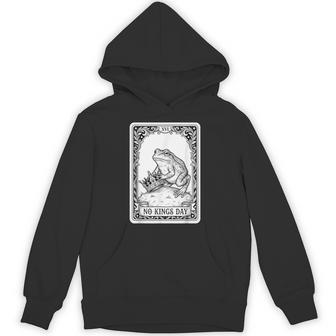 No Kings Day タロットカード カエル パーカー - Kawaiitshirt
