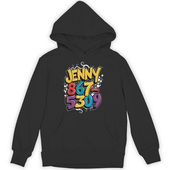 Nostalgic Jenny Phone Number 867-5309 Retro Music 80S Hoodie - Monsterry