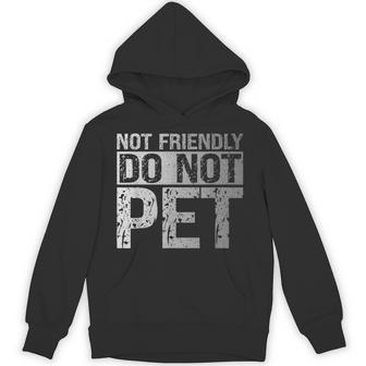 Not Friendly Do Not Pet Emotional Support Human Hoodie - Thegiftio UK