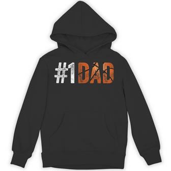 Number One Basketball Dad From Son For Fathers Day Hoodie - Thegiftio UK