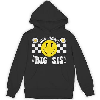 One Happy Dude Big Sis 1St Birthday Family Matching Hoodie - Thegiftio UK