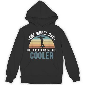 One Wheel Dad Like A Regular Dad But Cooler Father's Day Hoodie - Thegiftio UK