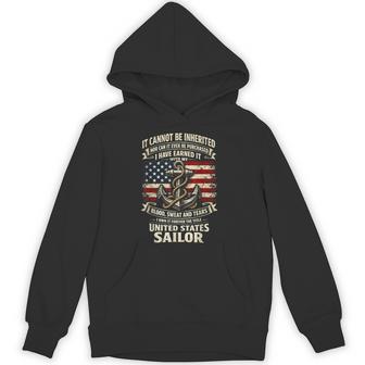 Own Forever The Title US Sailor Military Veteran Flag Usa Hoodie - Monsterry