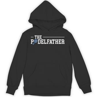 The Padelfather Dad Fathers Day Racquet Paddle Hoodie - Thegiftio UK