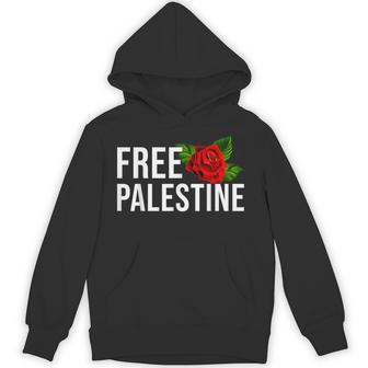 Palestine Free Palestine Free Gaza Palestine Flag Arabic パーカー - Kawaiitshirt