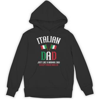 Papa Italian Dad Daddy Hero Grandfather Father's Day Italia Hoodie - Thegiftio UK
