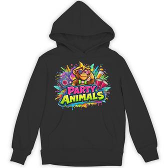 Party Animals Basebal Hoodie | Mazezy