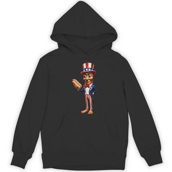 Patriot Tung Sahur Uncle Sam Cosplay Costume July 4Th Hoodie - Monsterry