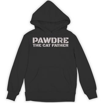 Pawdre The Cat Father Cat Dad Feline Fathers Cat Hoodie - Thegiftio UK