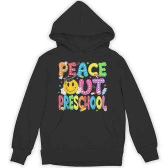 Peace Out Preschool Student Graduation Last Day Of School Hoodie - Monsterry