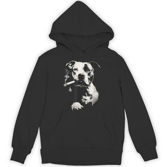 Pitbull Dog Owner For Dad Father's Day Hoodie - Monsterry