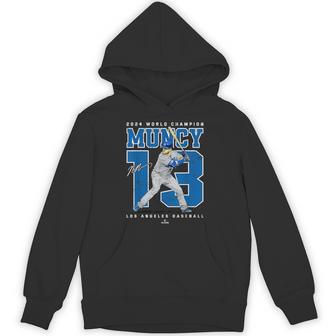Player Number 2024 World Champion Max Muncy Los Angeles パーカー - Kawaiitshirt