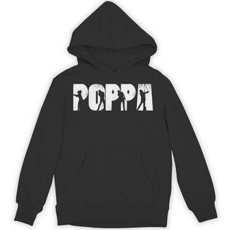 Poppa Golf Birthday Fathers Day For Dad Golfer Hoodie - Monsterry