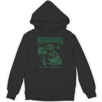 Preggosaurus Rawr Means I'm Hungry For Two Pregnancy Hoodie - Thegiftio UK