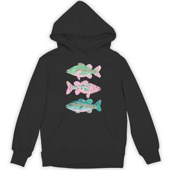 Preppy Fish Bass Coastal Beach Summer Hoodie - Thegiftio UK