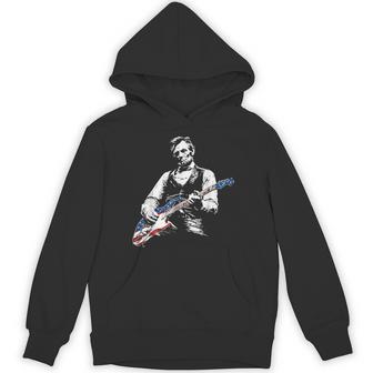 President Abraham Lincoln Playing Rock Guitar Abe Lincoln Hoodie | Mazezy