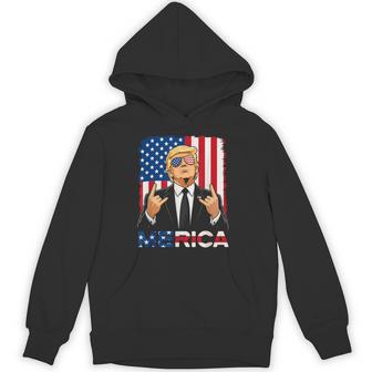 President Sunglasses 4Th Of July Independence Patriotic Usa Hoodie - Thegiftio UK